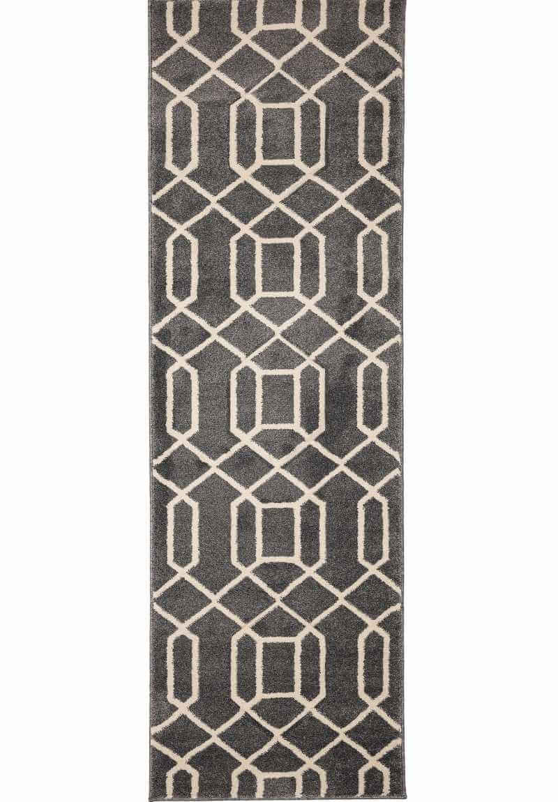 Newport Lattice Rug – Textured Geometric