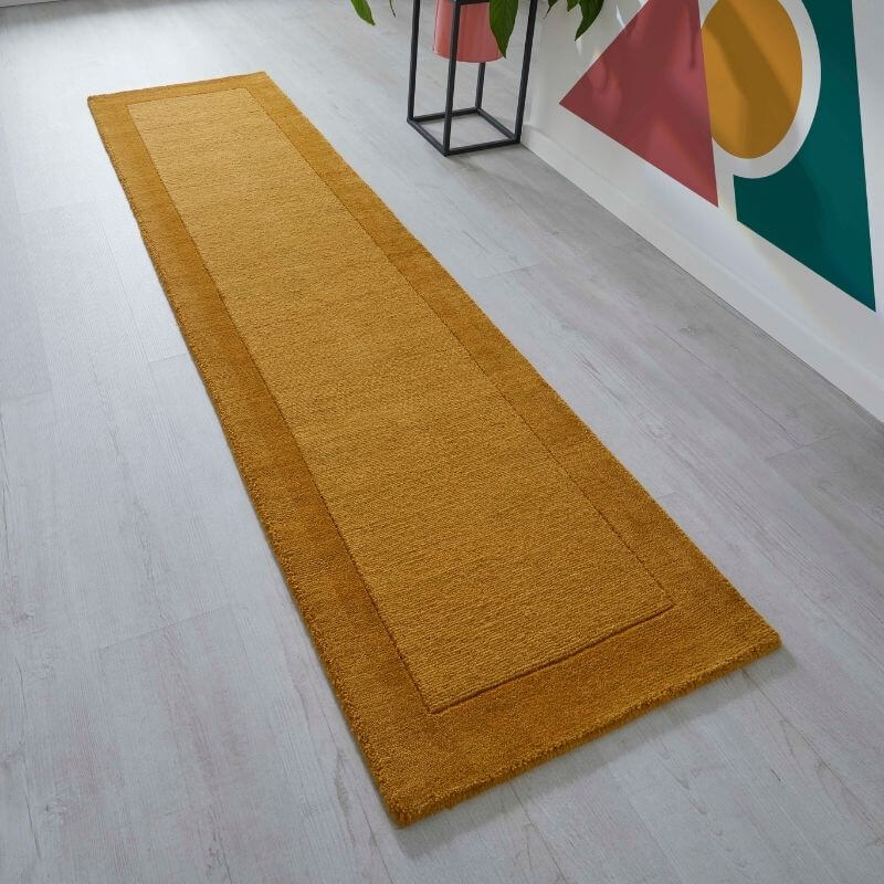 Colours Bordered Rug – Handmade Wool Rug