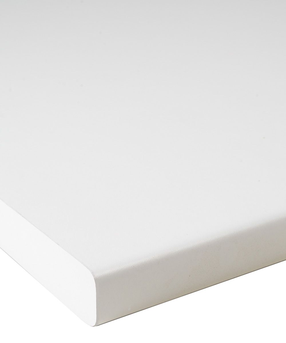 Matt White Laminate Kitchen Worktop 40mm
