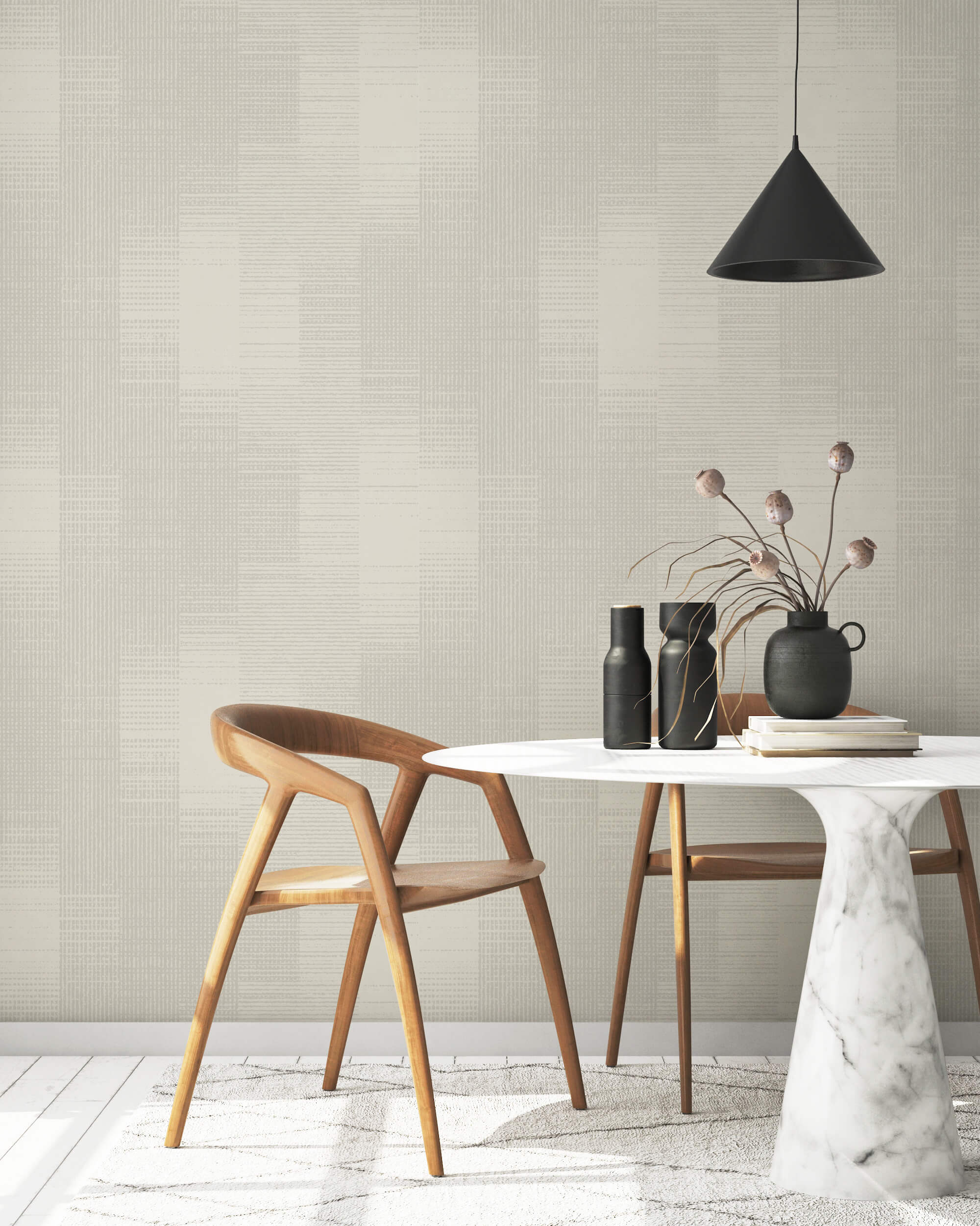 Bobbi Beck Strap Patterned Luxury Wallpaper