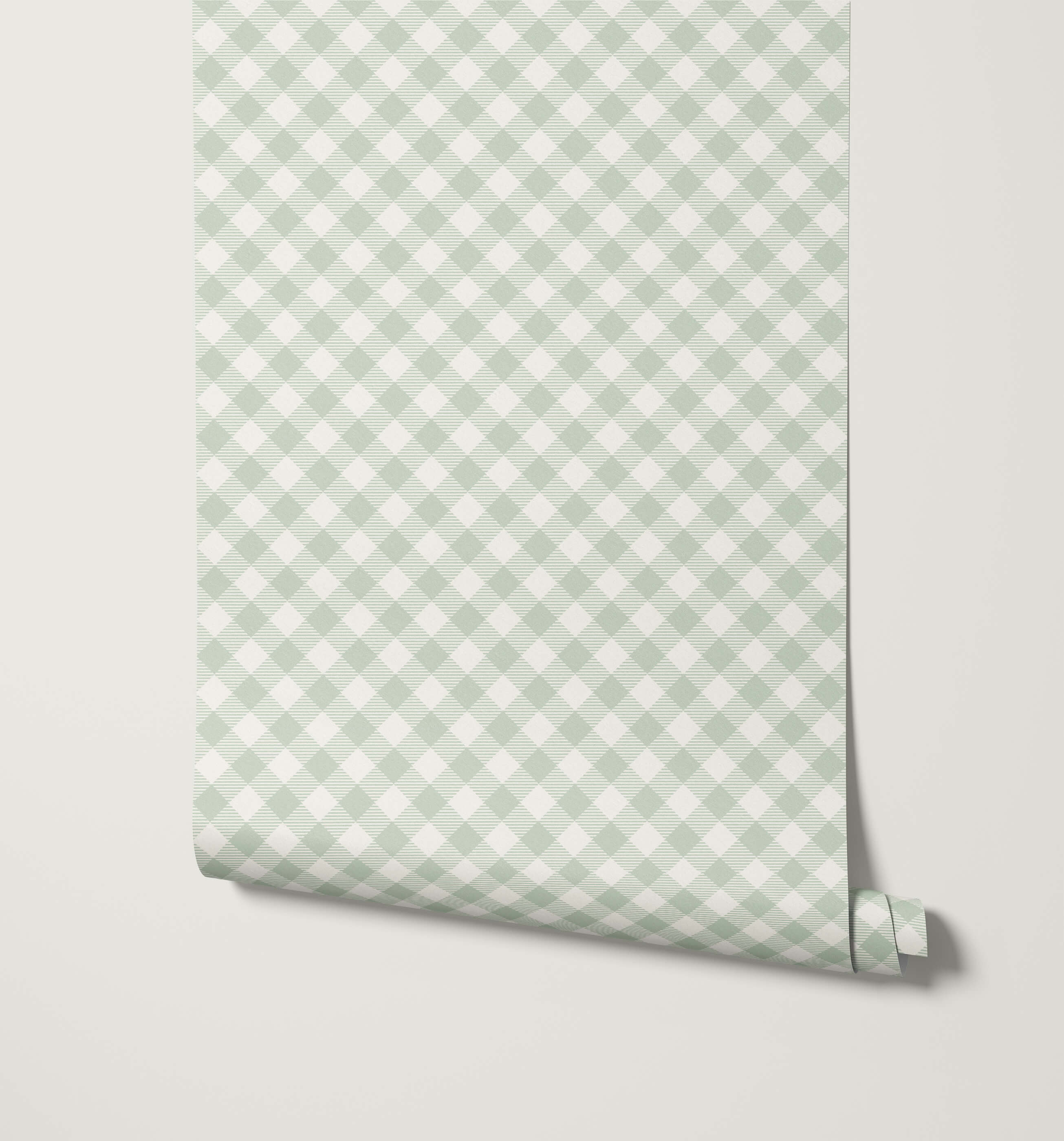 Bobbi Beck Summer Gingham Check Luxury Wallpaper