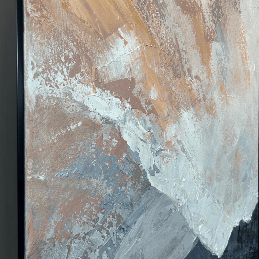 Tommy Franks Winter Morning - Oil painting