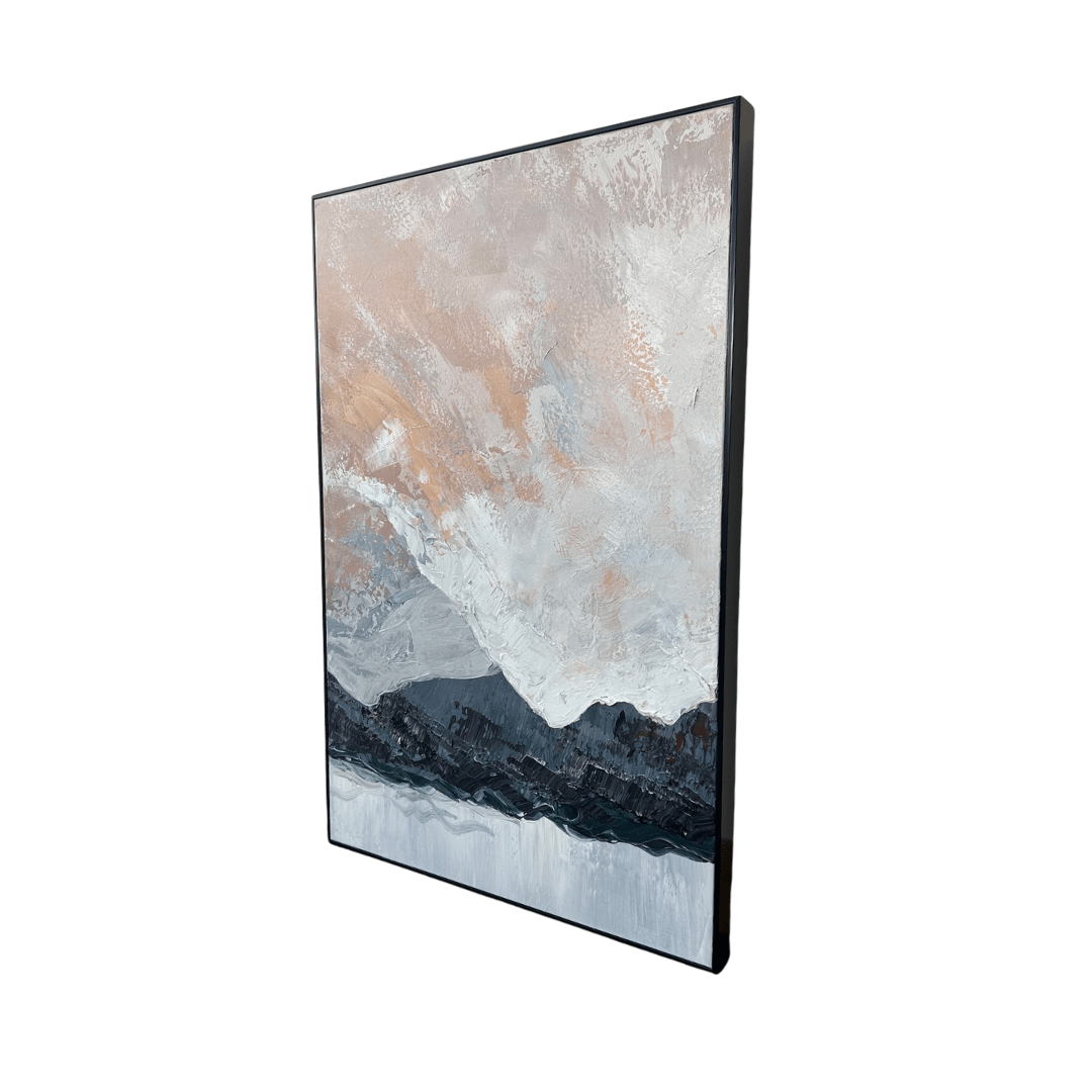 Tommy Franks Winter Morning - Oil painting