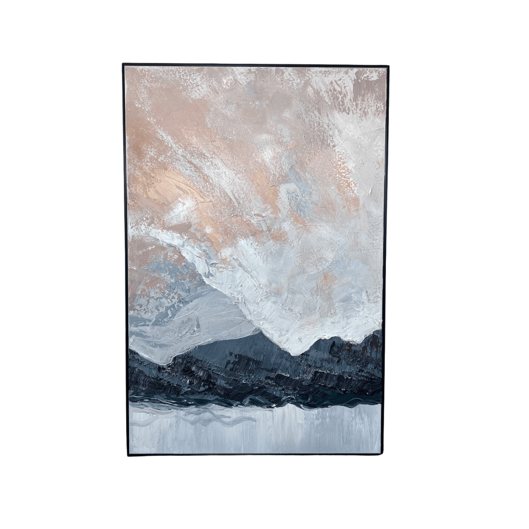 Tommy Franks Winter Morning - Oil painting