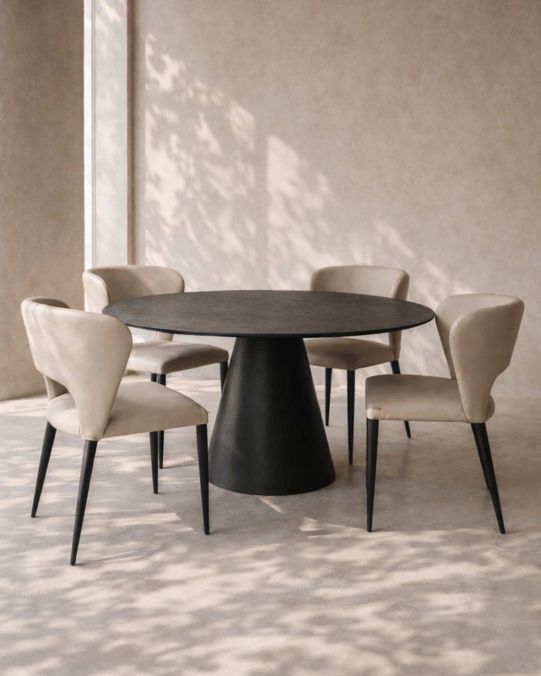 Tavamo 150 Dining Table - Black Oak
