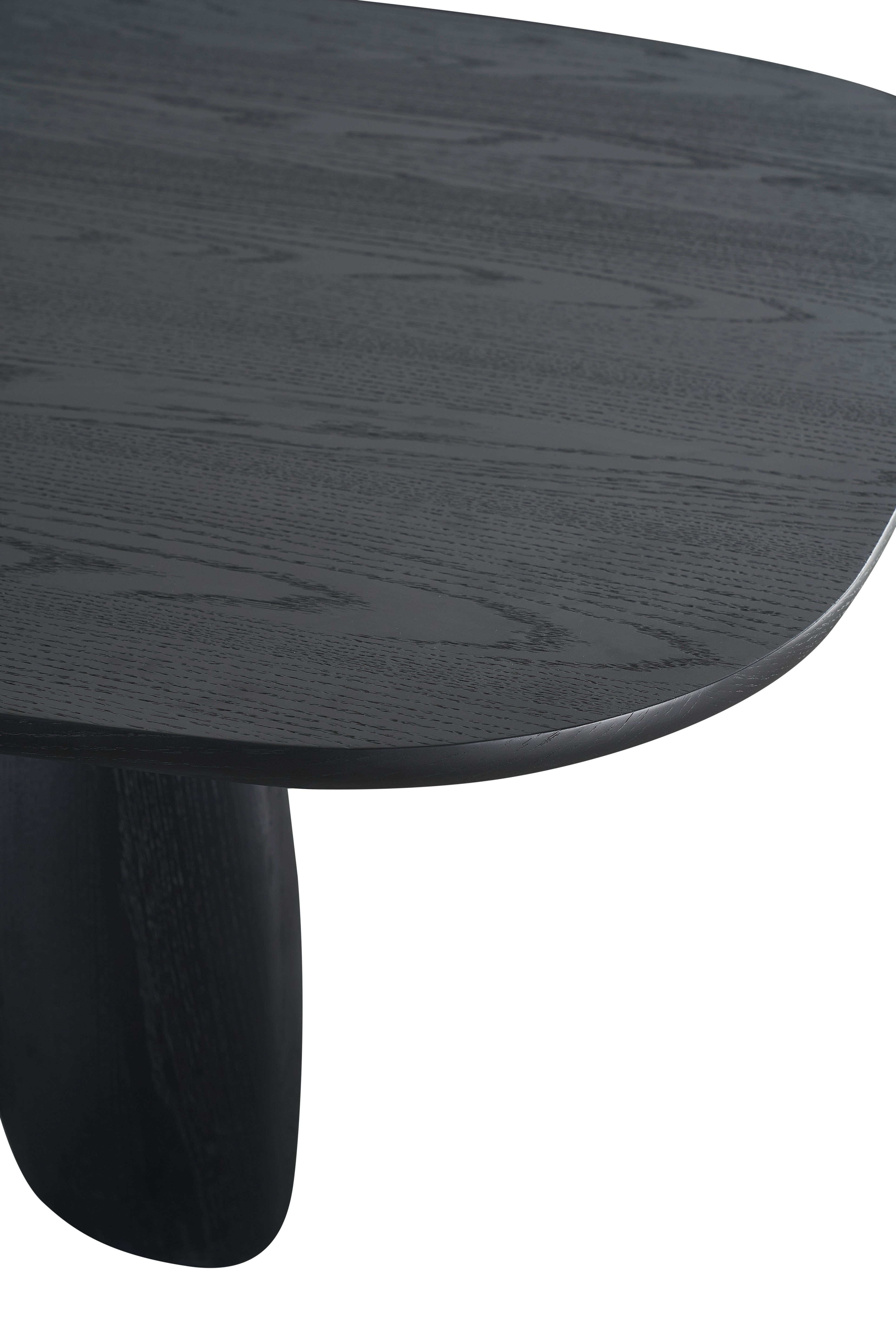Underline 280 Dining Table - Black Oak