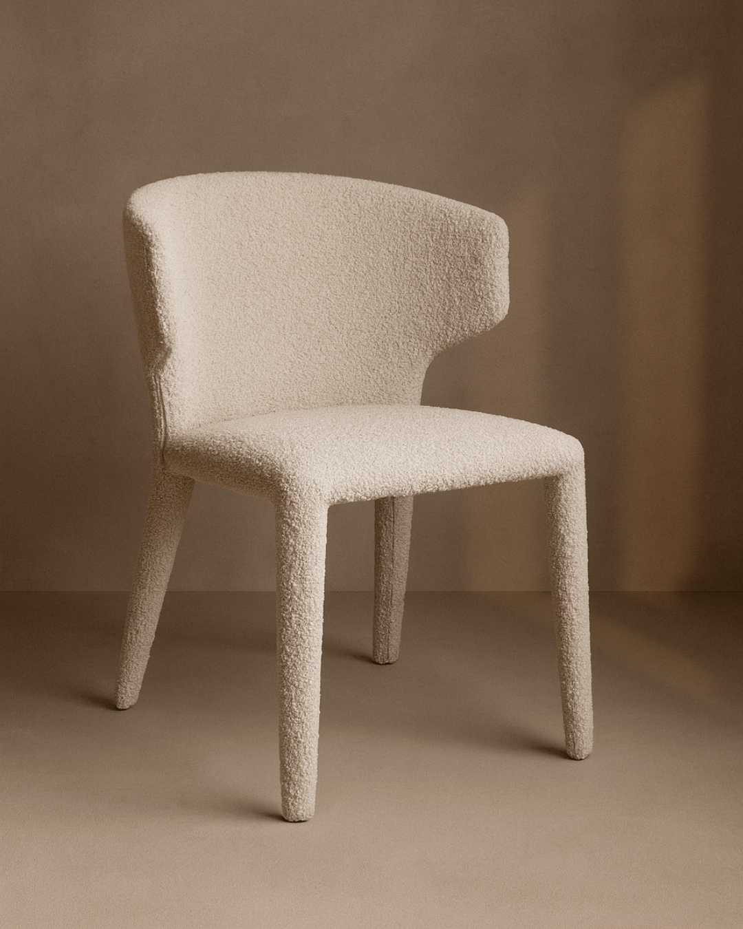 Vela Dining Chair - Chex Steam Boucle