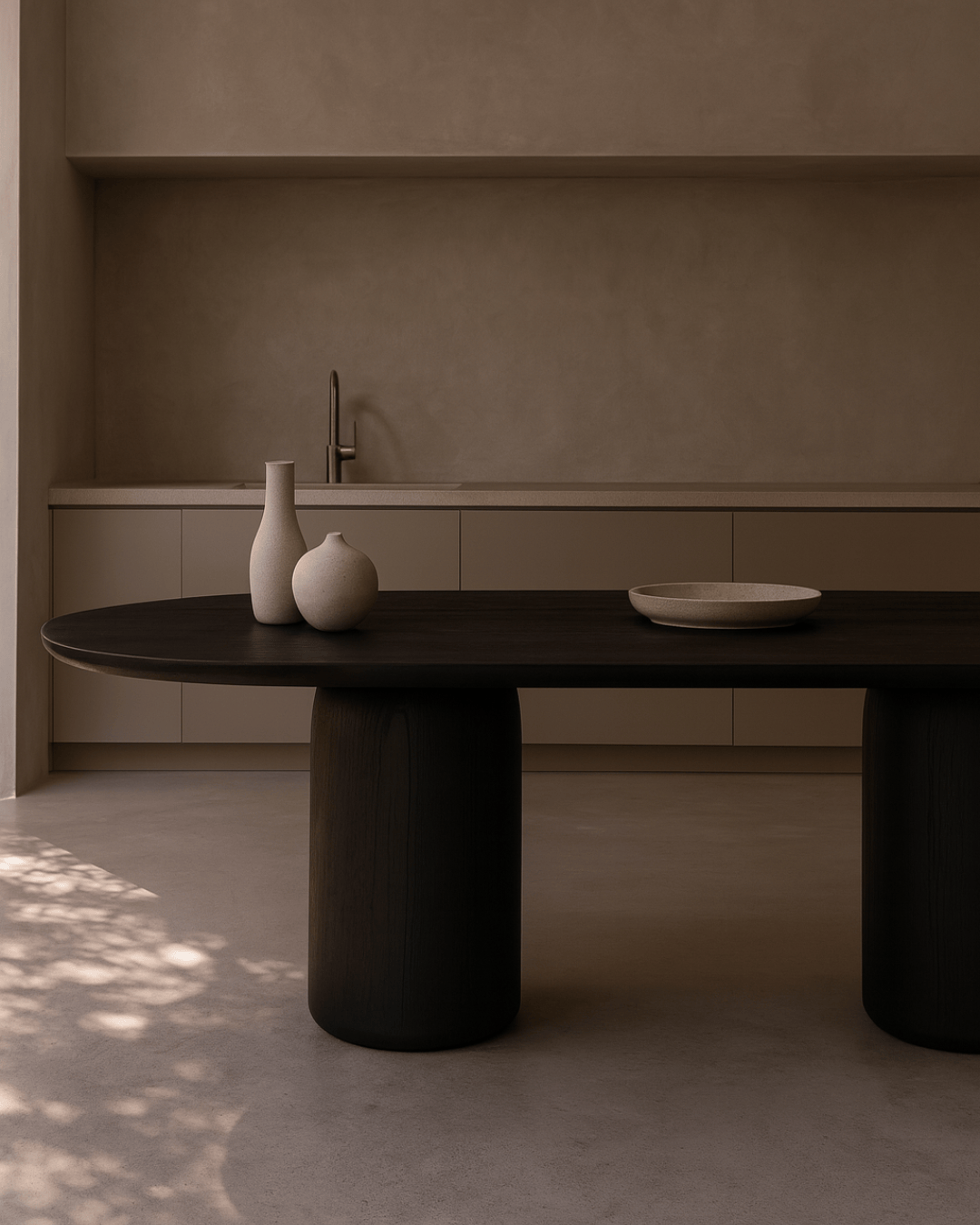 Basilca Dining Table 270 - Matte Black