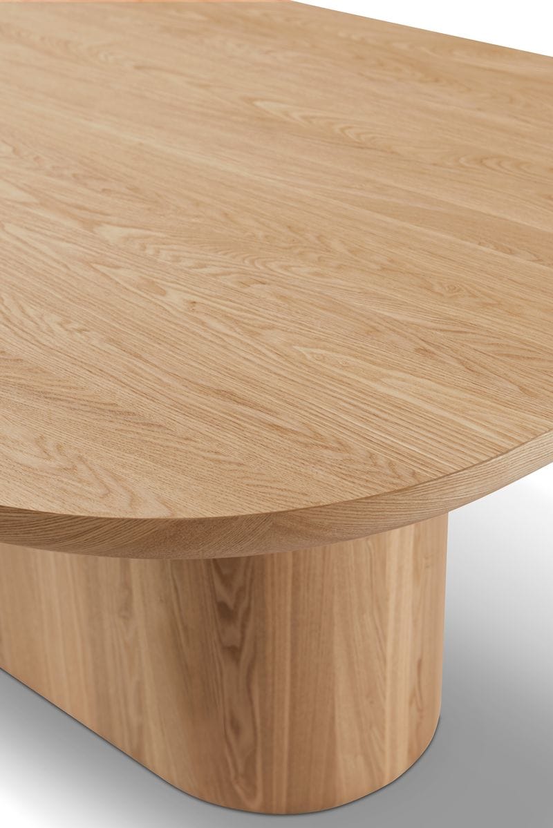 Berwick Dining Table - Single Pedestal - Ash Oak