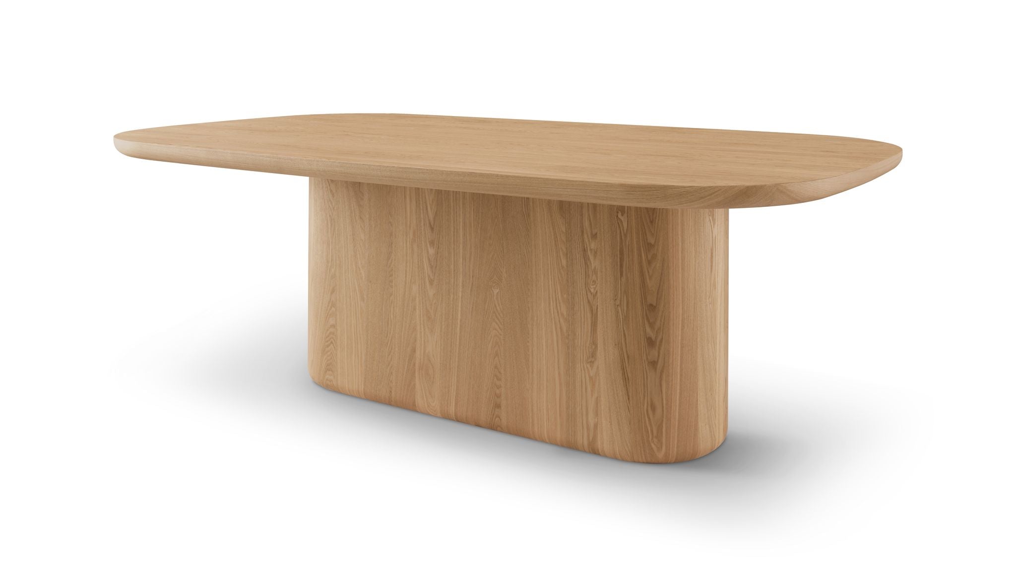 Berwick Dining Table - Single Pedestal - Ash Oak