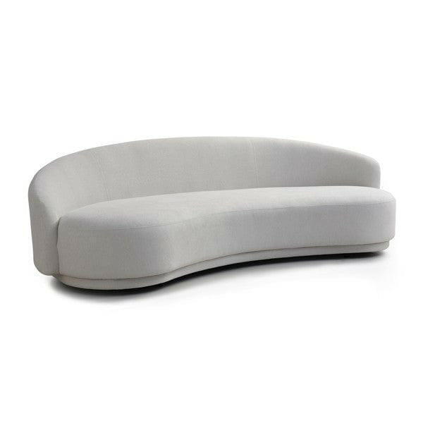 Cove 4-Seater Sofa - Avery Velour Cream