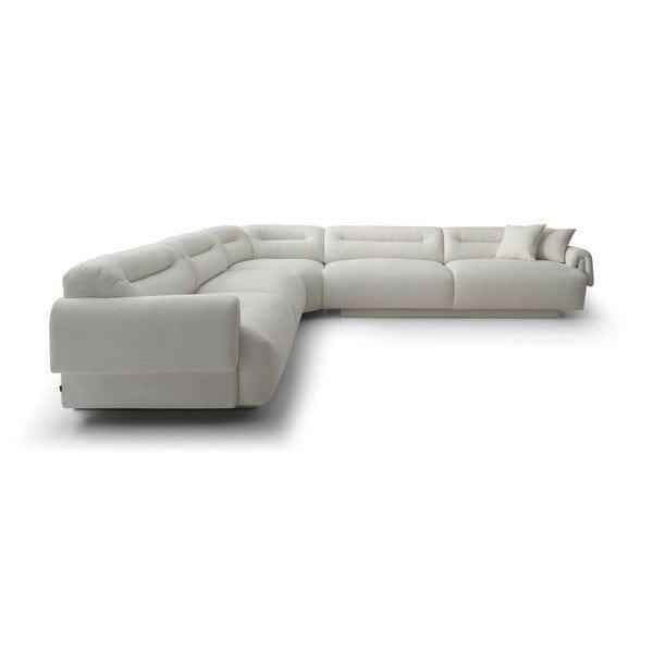Frankie Modular Sofa - Chex Polar Bouclé
