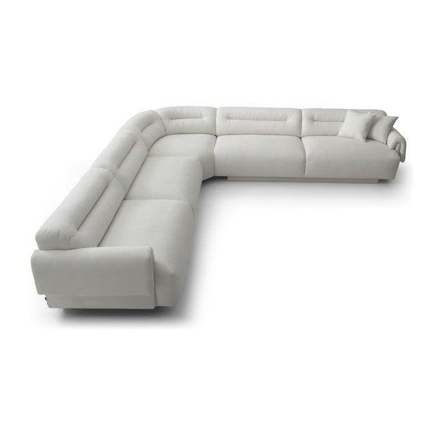 Frankie Modular Sofa - Chex Polar Bouclé