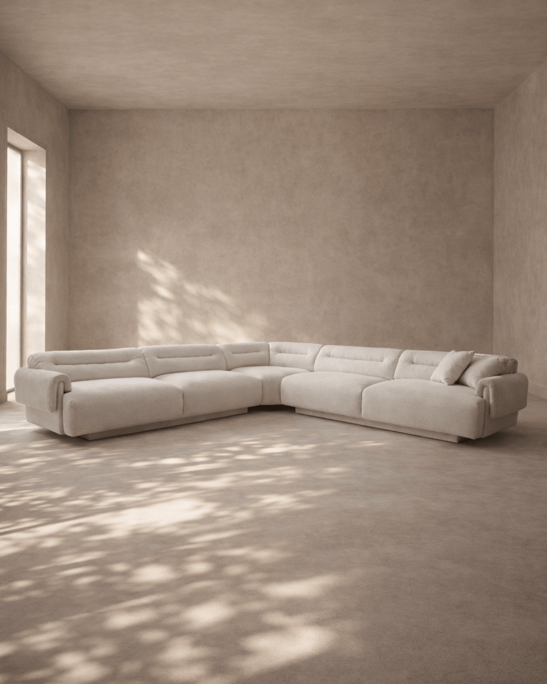 Frankie Modular Sofa - Chex Polar Bouclé