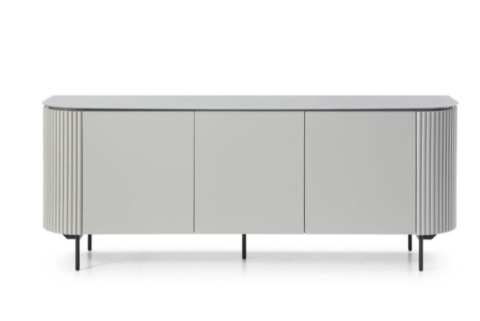 Lantine Buffet - Matte Light Grey