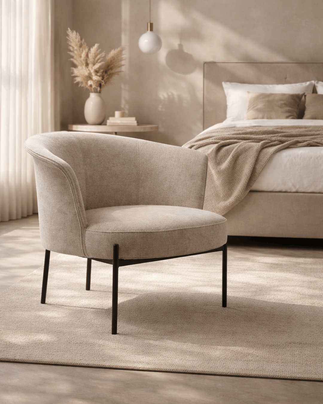 Senso Lounge Chair - Biscuit