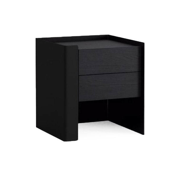 Tunica Bedside Table - Black Oak - Pair
