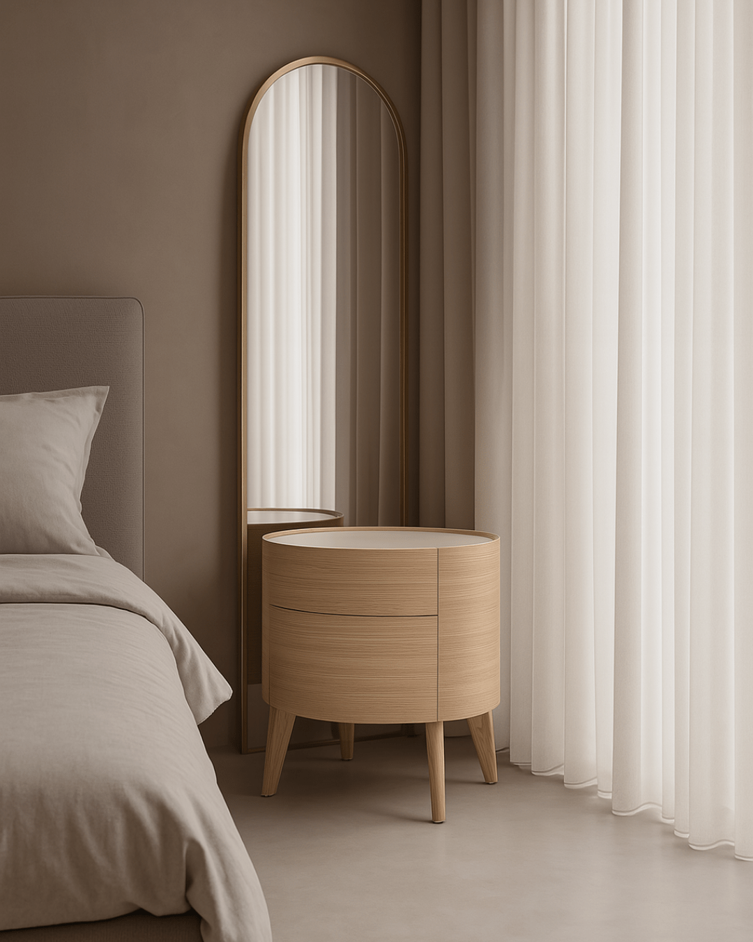 Tommy Franks Weston Bedside Table - Ash Oak