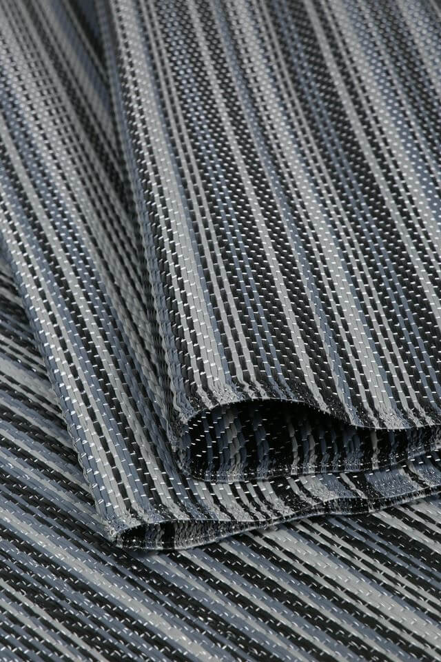 Rainbow Outdoor Rug Dark Grey | 1020