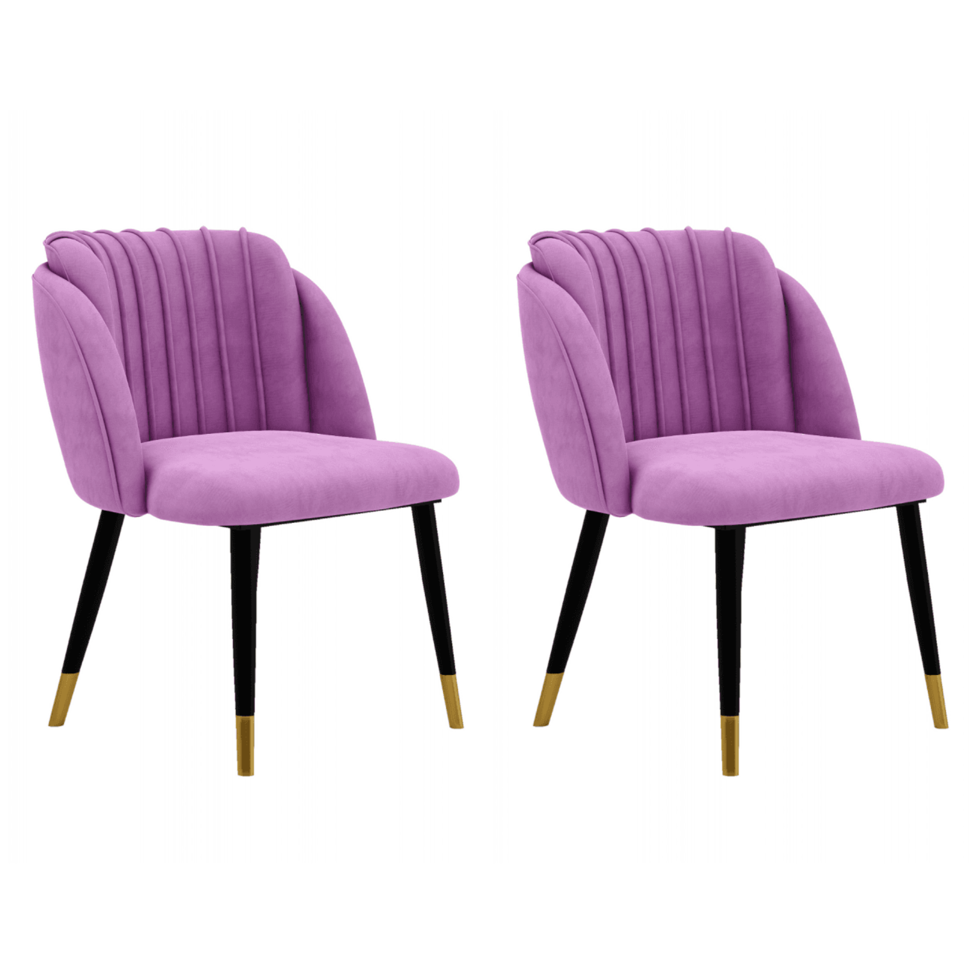 Milano velvet dining chair