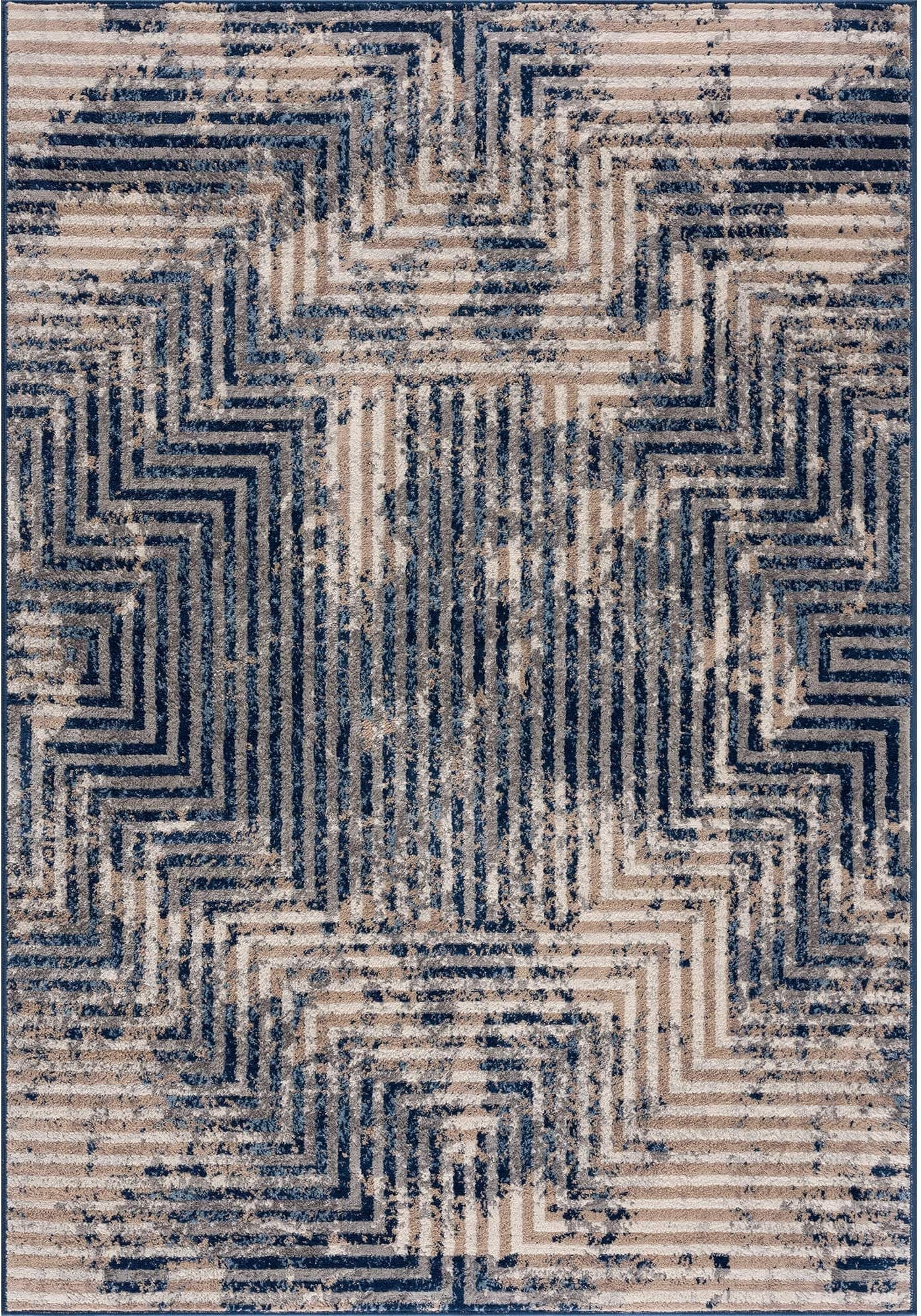 Montana Modern Blue Rug  | 3760N