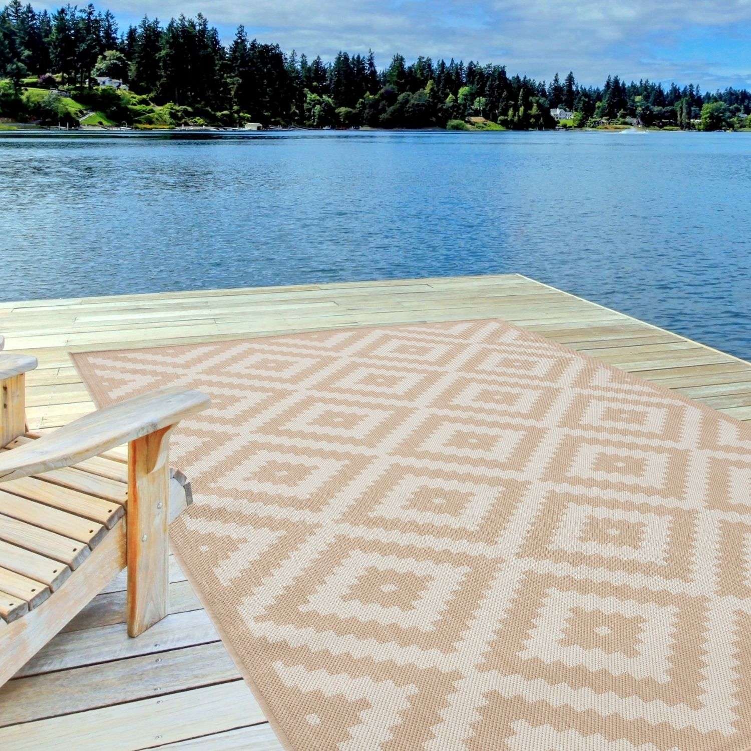Ecology Outdoor Rug Beige | 100b
