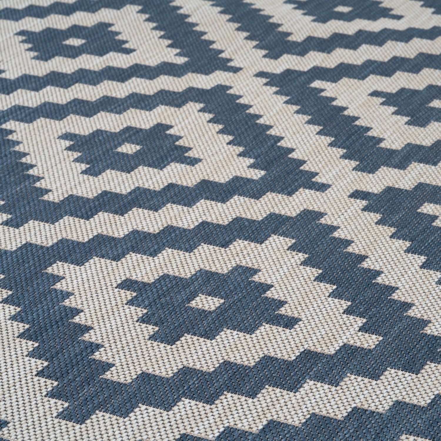 Ecology Outdoor Rug Blue| 100blu