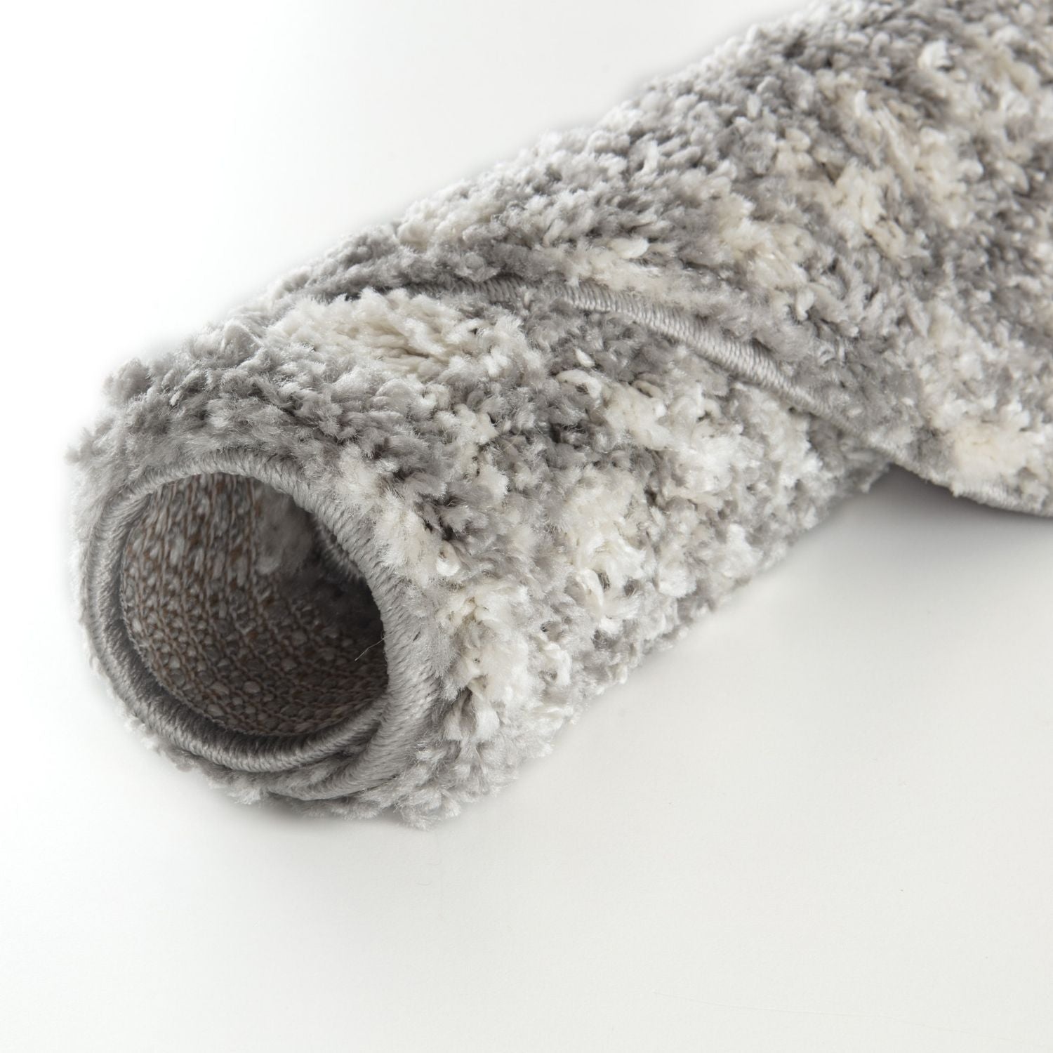 Moroccan Grey Shaggy Rug | 1010