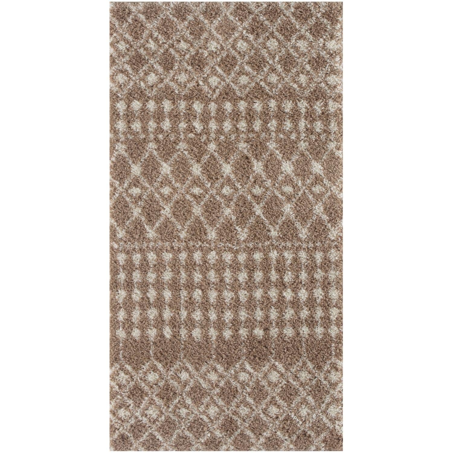 Moroccan Beige Shaggy Rug | 1020