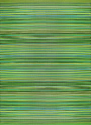 Rainbow Outdoor Rug Green | 1020