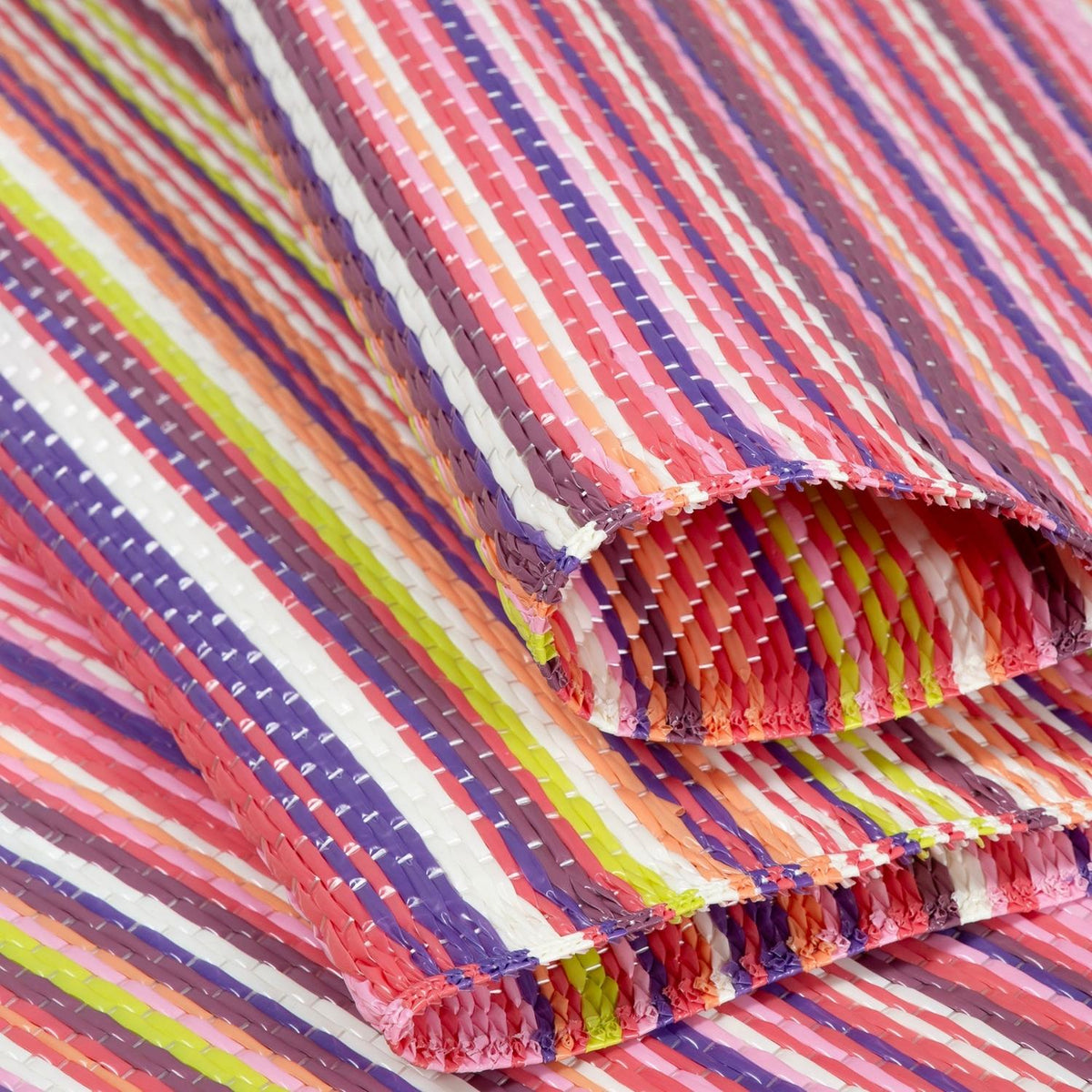 Rainbow Outdoor Rug Pink | 1020