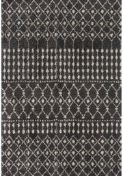Moroccan Dark Grey  Shaggy Rug | 1040