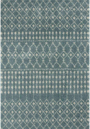 Moroccan Duck Egg Blue Shaggy Rug | 1050