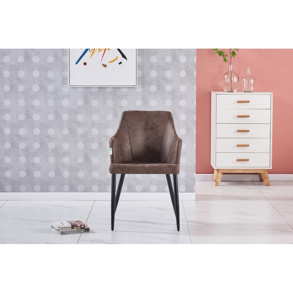 Zarah LUX faux leather chair