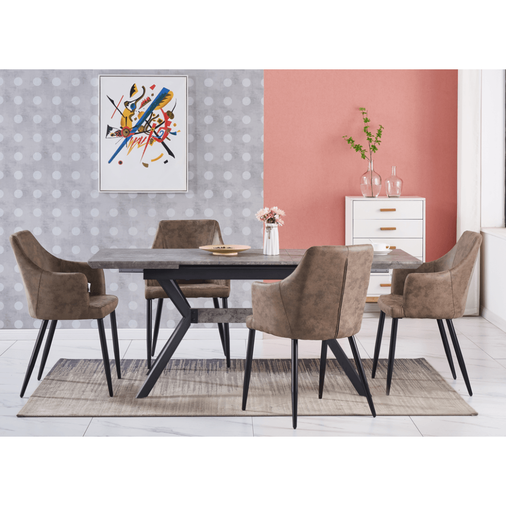 Zarah LUX faux leather chair