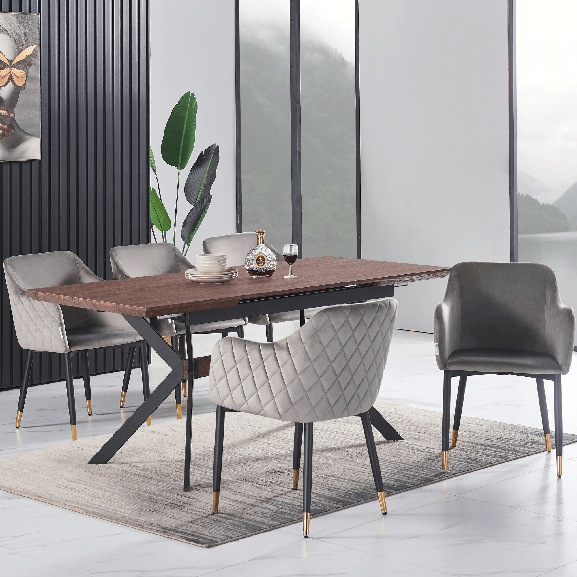 Verona LUX velvet dining chair