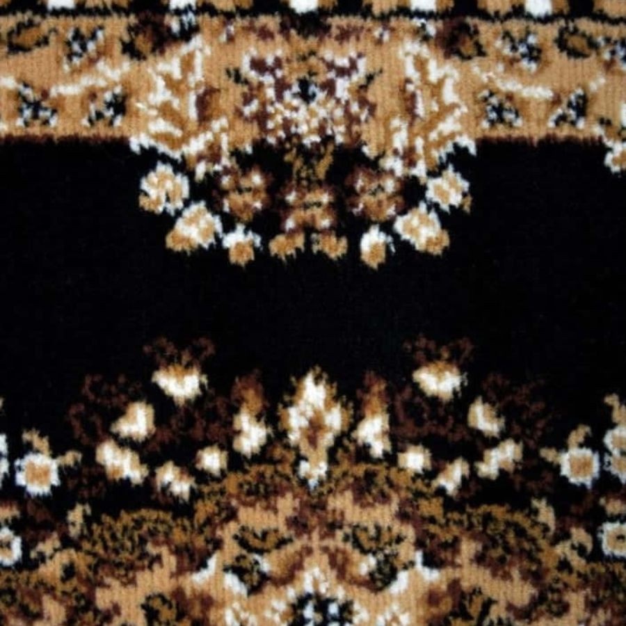Maestro Traditional Black Rug | 4470 B11
