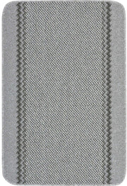 Washable Designer Bordered Grey Rug | 116G