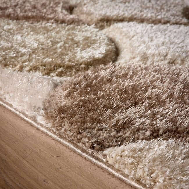 3D Carved Rug Geometric Design