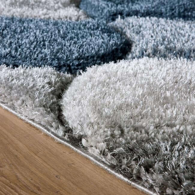 3D Carved Rug Geometric Design