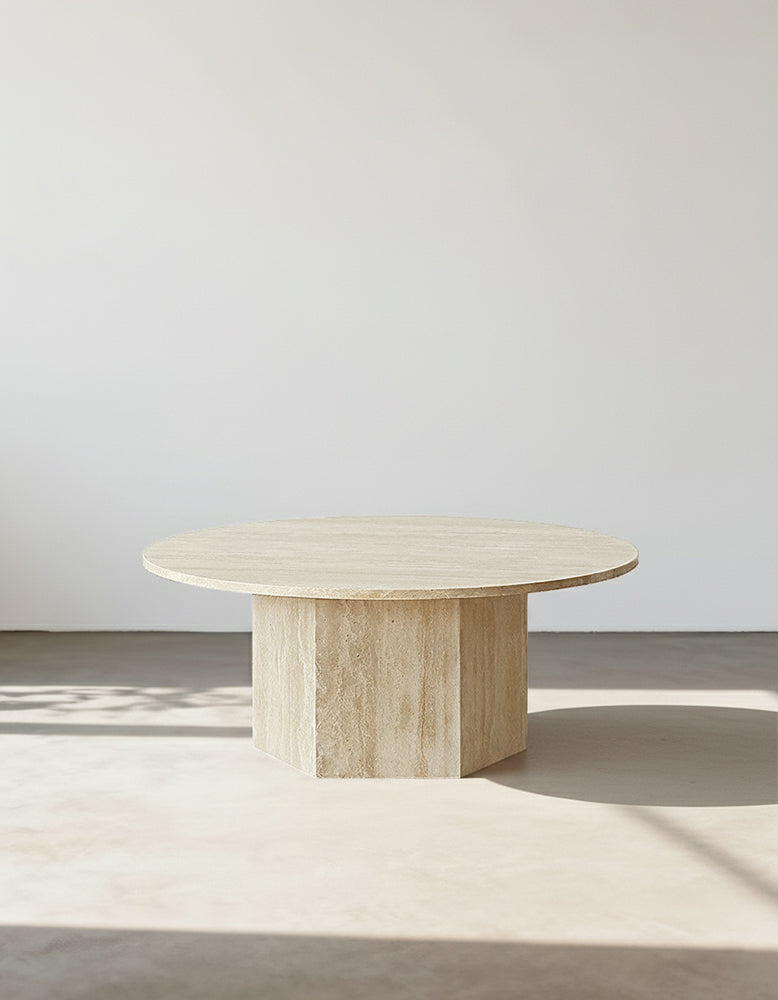 Solveig Marble Round Coffee Table