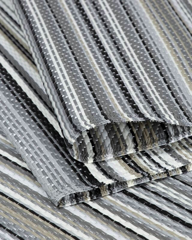 Rainbow Outdoor Rug Grey | 1020