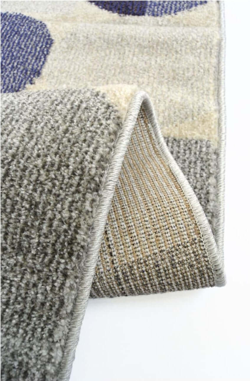 Villa Blue Abstract Rug