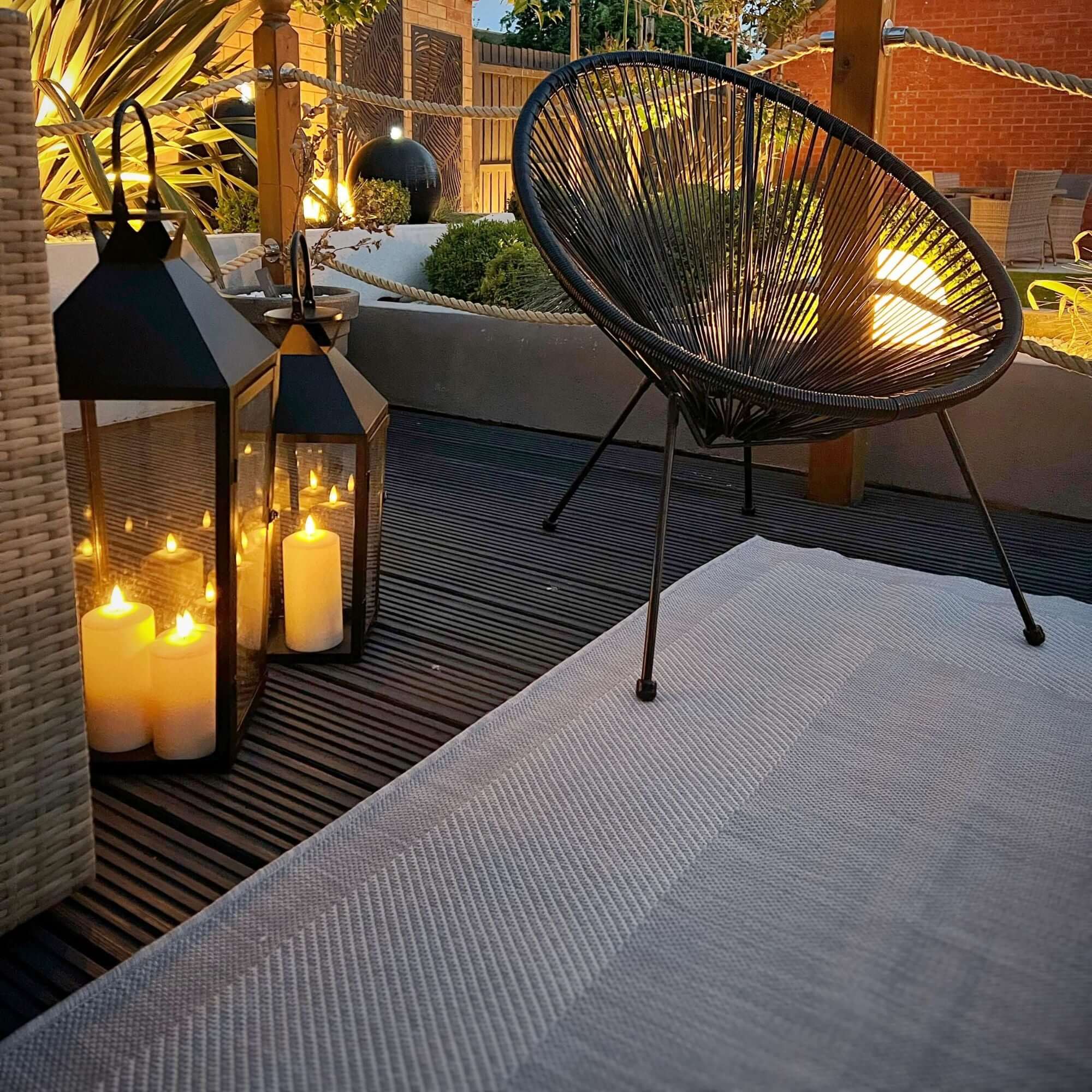 Ecology Outdoor Rug Grey | 200g