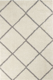 Moroccan Ivory Shaggy Rug | 500