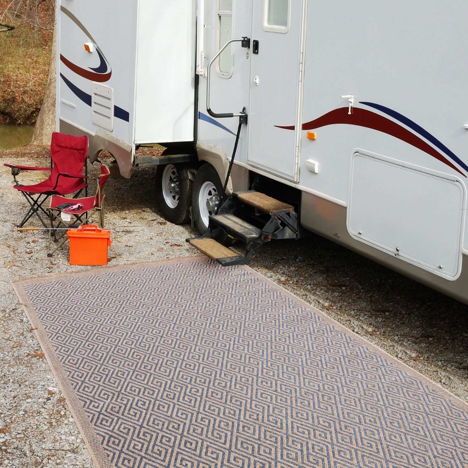 Nature Outdoor Rug Blue | 5100B