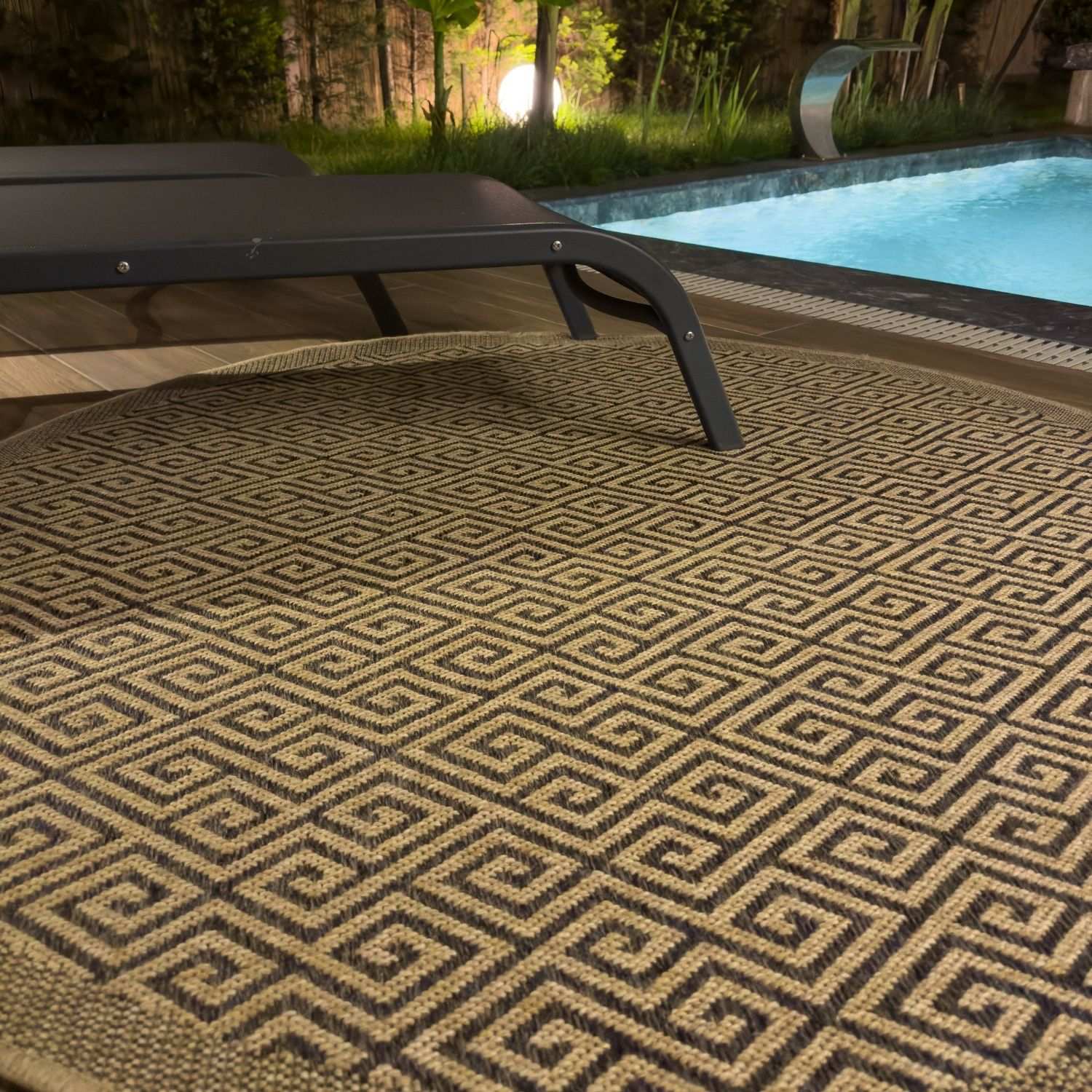 Nature Outdoor Rug Dark Grey | 5100DG