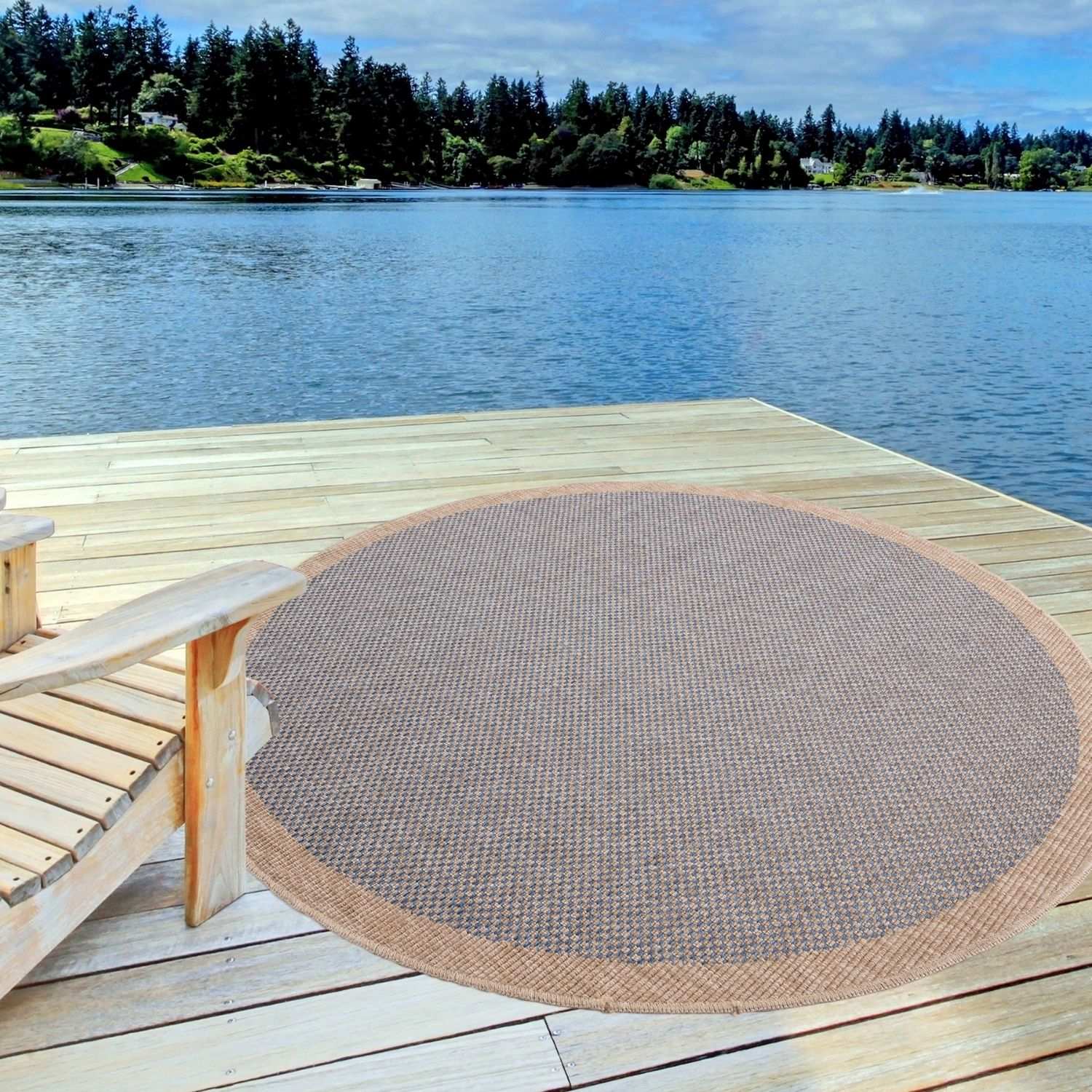 Nature Outdoor Rug Blue | 5200B