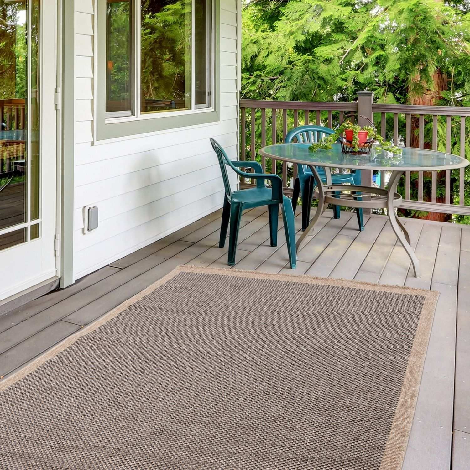 Nature Outdoor Rug Dark Grey | 5200DG