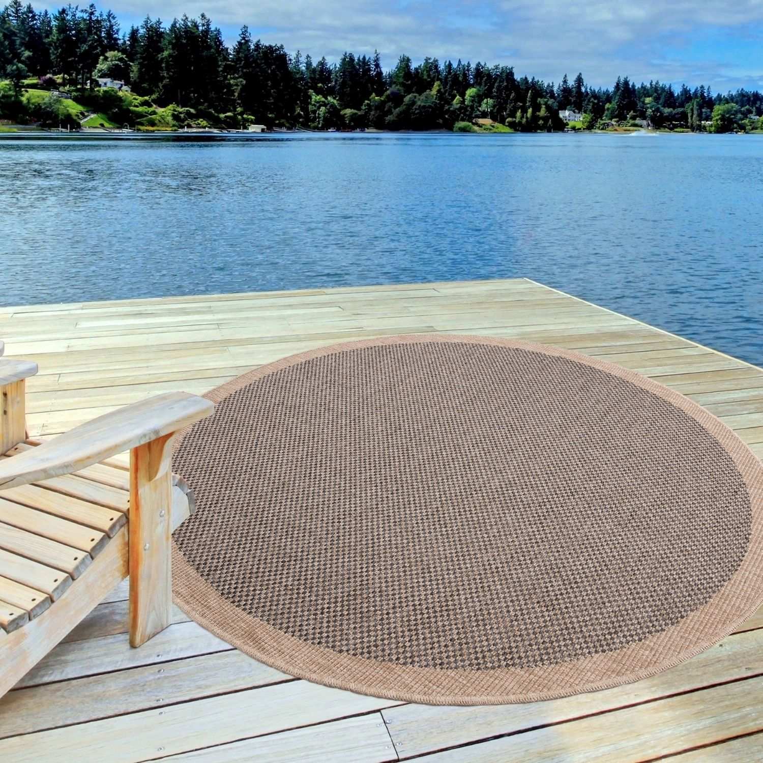 Nature Outdoor Rug Dark Grey | 5200DG